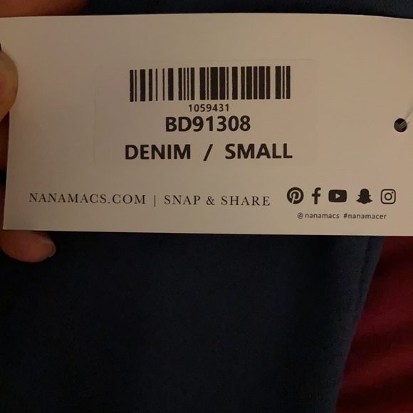 Blue Long Sleeve BodyCon Dress - Picture 4 of 4